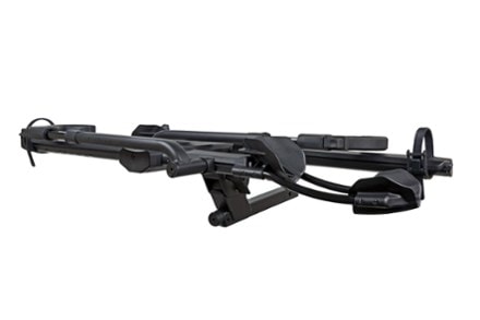 Kuat NV Base 2.0 2-Bike Hitch Rack Back quarter view (Sandy Black)