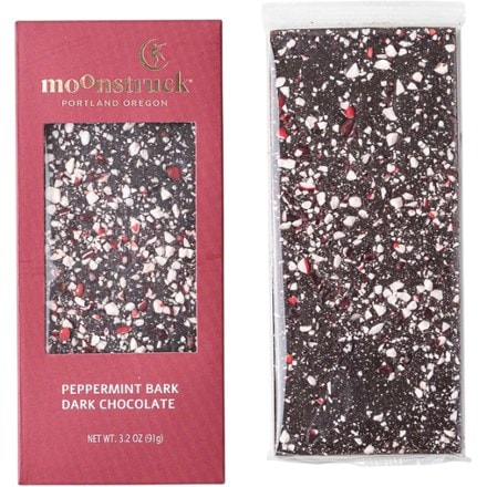 Moonstruck Peppermint Bark Dark Chocolate Bar 0