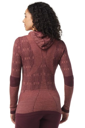 Smartwool Intraknit Thermal Max Merino Pattern Base Layer Hoodie - Women's 2