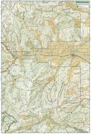 National Geographic South San Juan / Del Norte Topographic Map 2