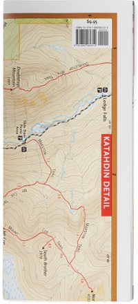 Map Adventures Katahdin-Baxter State Park Waterproof Trail Map - 2nd Edition 1