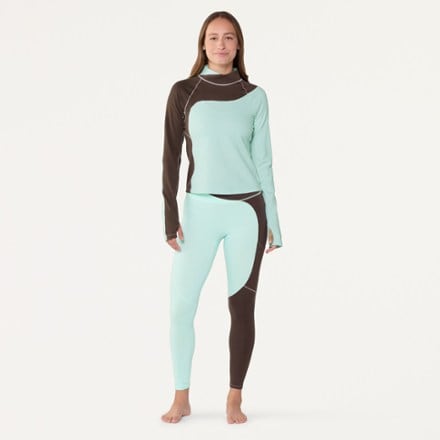 SENIQ Wool Sculpt Merino Mock-Neck Long-Sleeve Base Layer Shirt - Women's 5