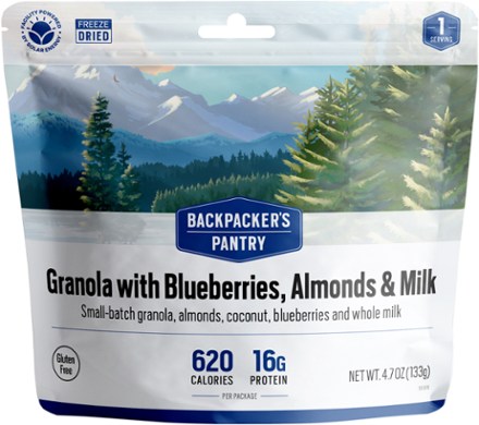 Backpacker's Pantry Granola with Milk and Organic Blueberries 0