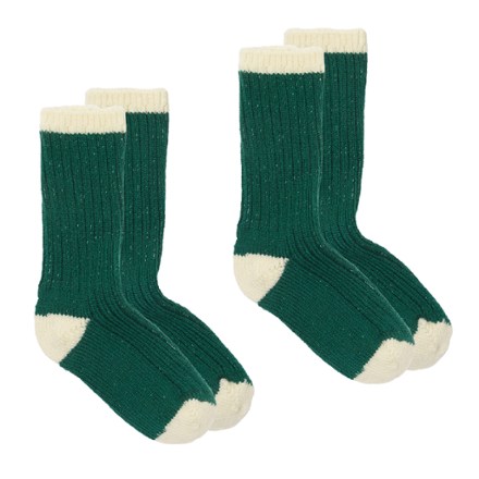 Rei Co-Op REI Co-op Women's Nook Crew Socks - 2 Pairs Green S - $34.73 at REI.com