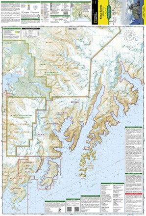 National Geographic Kenai Fjords National Park Topographic Map 1