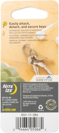 Nite Ize G-Series Carabiner Keychain - Size 1 - Package of 2 5