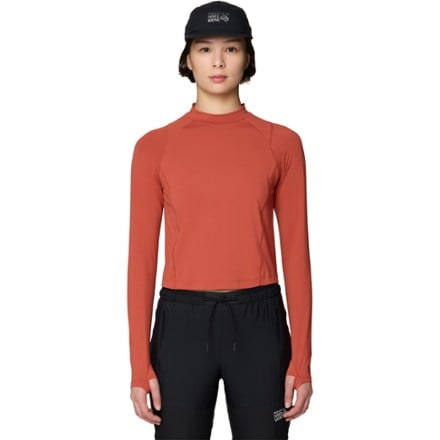 Mountain Hardwear Crater Lake Long-Sleeve Crop Top - Women's 0