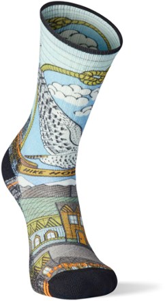 Smartwool Hike Light Cushion Print Crew Socks - Men's 1