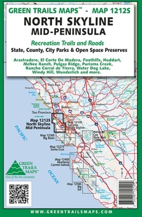 Green Trails Map 1212S - North Skyline Mid-Peninsula 0