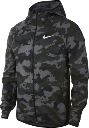 nike running camo jacket