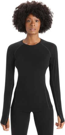 Icebreaker BodyfitZone Merino 150 Zone Long-Sleeve Crewe Thermal Top - Women's 1