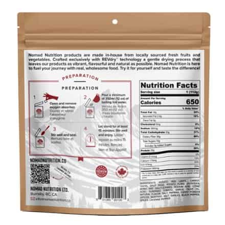 Nomad Nutrition Indian Red Lentil Stew - 1 Serving 1