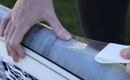 Vamo Paddle Board Rail Saver Tape - Dual 6' x 2" Strips 1