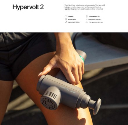 Hyperice Hypervolt 2 Bluetooth Massager 10