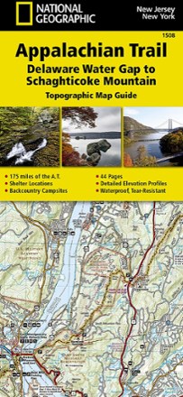 Appalachian Trail: Delaware Water Gap to Schaghticoke Mountain Topographic Map Guide