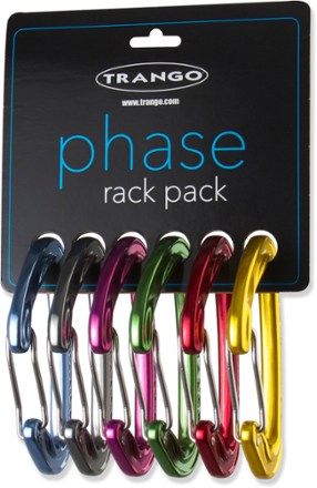 Phase Carabiner Rack Pack - Package of 6