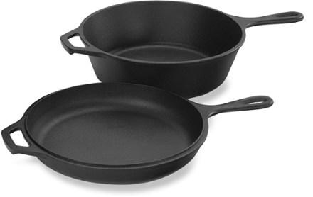 Lodge Cast Iron 3.2 Quart/10.25 Inch Cast Iron Combo Cooker - Induction  Compatible Skillet in the Cooking Pans & Skillets department at