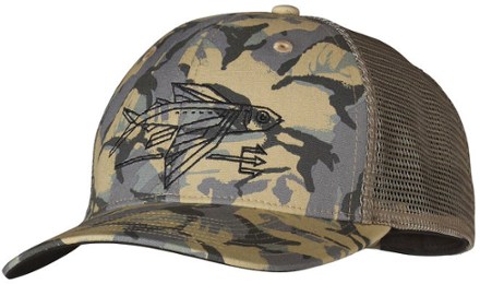 patagonia small flying fish trucker hat