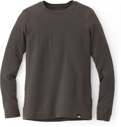 Merino Midweight Crew Base Layer Top - Kids'