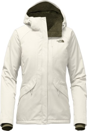 north face cream coat