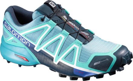 Speedcross 4 Cs Trail Running Shoes Women s Blue Gum Bubble Blue Deep Blue 7.5