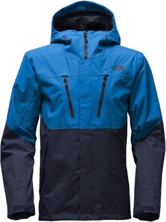 blue north face ski jacket