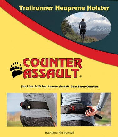 Below is the newest version of Counter Assault Trailrunner Neoprene Bear Spray Holster