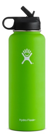 Hydro Flask Wide Mouth Water Bottle, Straw Lid - 40 oz, Frost - Clean Water  Mill