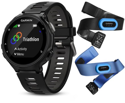 Garmin Forerunner 735XT Heart Rate Monitor Watch - Tri Bundle