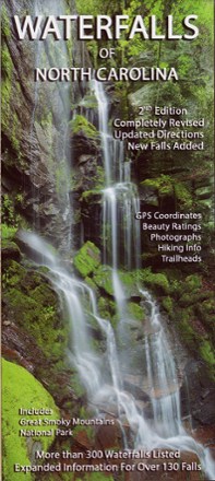 Waterfalls of North Carolina Map - 2nd Edition