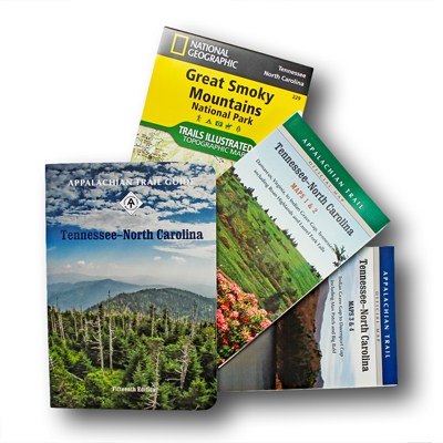 Appalachian Trail Tennessee-North Carolina Guidebook and Maps Set