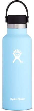 Hydro Flask 18 Oz Standard Mouth Water Bottle With Flex Cap Black for sale  online