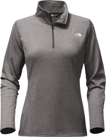 white north face quarter zip