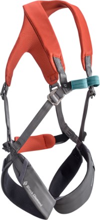Below is the newest version of Black Diamond Momentum Full-Body Harness - Kids'