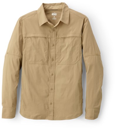 Sahara Solid Long-Sleeve Shirt - Men's