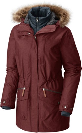 Carson Pass Interchange 3 in 1 Jacket Women s Deep Rust L