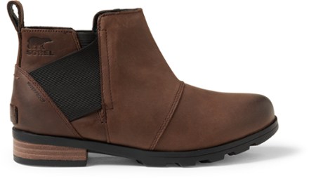 sorel ainsley chelsea waterproof leather boots