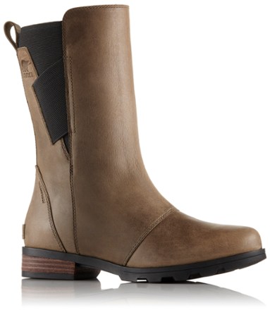 sorel women's emelie waterproof leather & suede tall boots