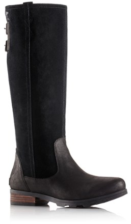 sorel emelie tall leather waterproof boots