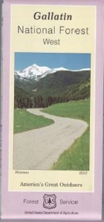 Gallatin National Forest - West - Map
