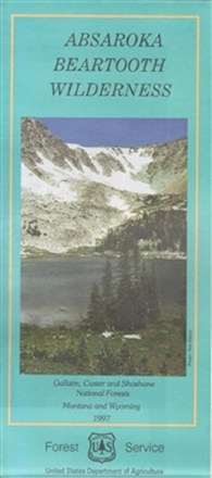 Absaroka Beartooth Wilderness Map