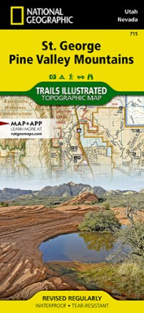 St. George Pine Valley Mountains Topographic Map