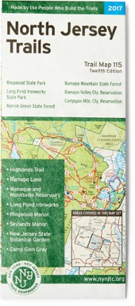 North Jersey Trails Map - 12th Edition