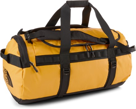 north face yellow duffel bag