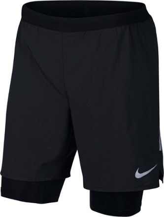 nike 2 in 1 compression shorts