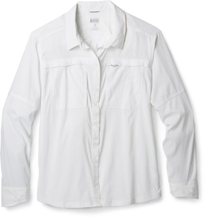 Sahara Button-Up Long-Sleeve Shirt - Women's Plus Sizes