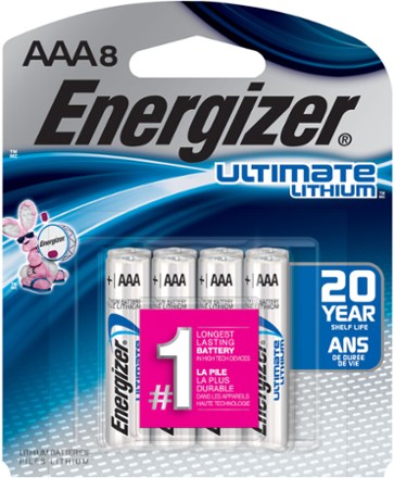 Ultimate Lithium AAA Batteries - Package of 8