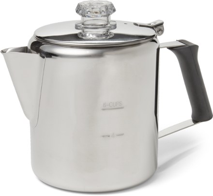 GSI Outdoors Glacier Stainless Steel 6-Cup Percolator