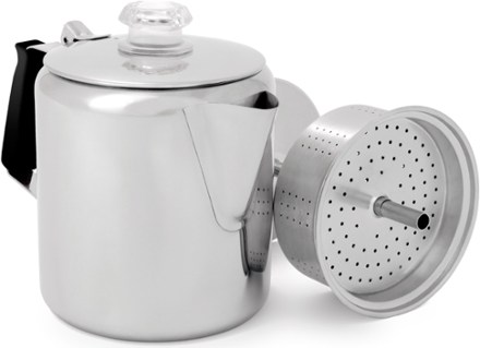 GSI Outdoors Glacier Stainless Steel 6-Cup Percolator