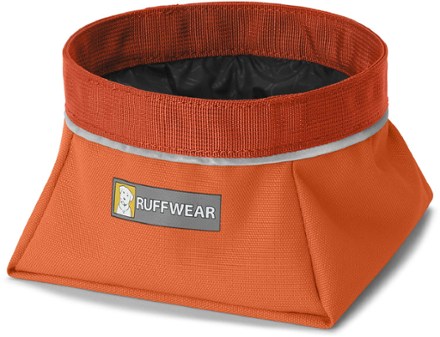 Ruffwear Quencher Collapsible Dog Bowl - Portable Food & Water Bowl, Spring Mountains Pattern, Medium (1 Quart)
